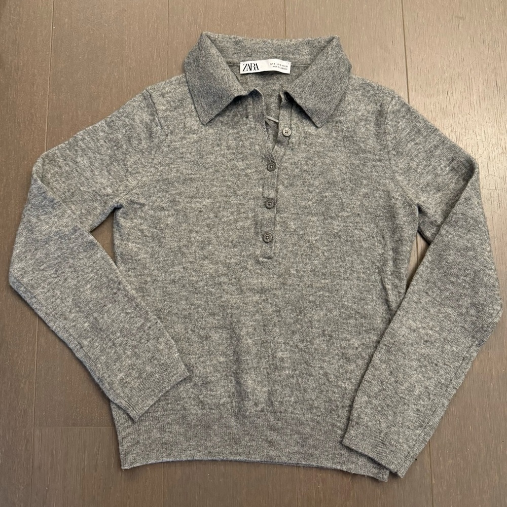 Zara-kids wool sweater 6-9y